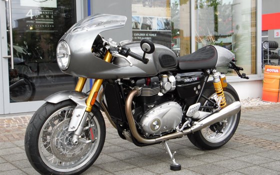 Umgebautes Motorrad Triumph Thruxton 1200R von Klingenberger Kehl GbR - Bild 1 Umgebautes Motorrad Triumph Thruxton 1200R von Klingenberger Kehl GbR - Bild 1