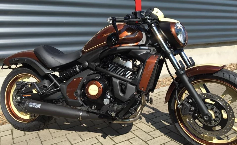 Umbgebautes Motorrad Kawasaki Vulcan S Bild 1: Umbgebautes Motorrad Kawasaki Vulcan S