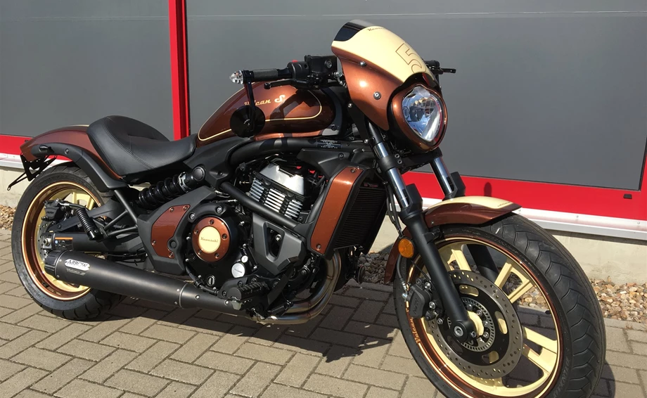 Umbgebautes Motorrad Kawasaki Vulcan S Bild 13: Umbgebautes Motorrad Kawasaki Vulcan S