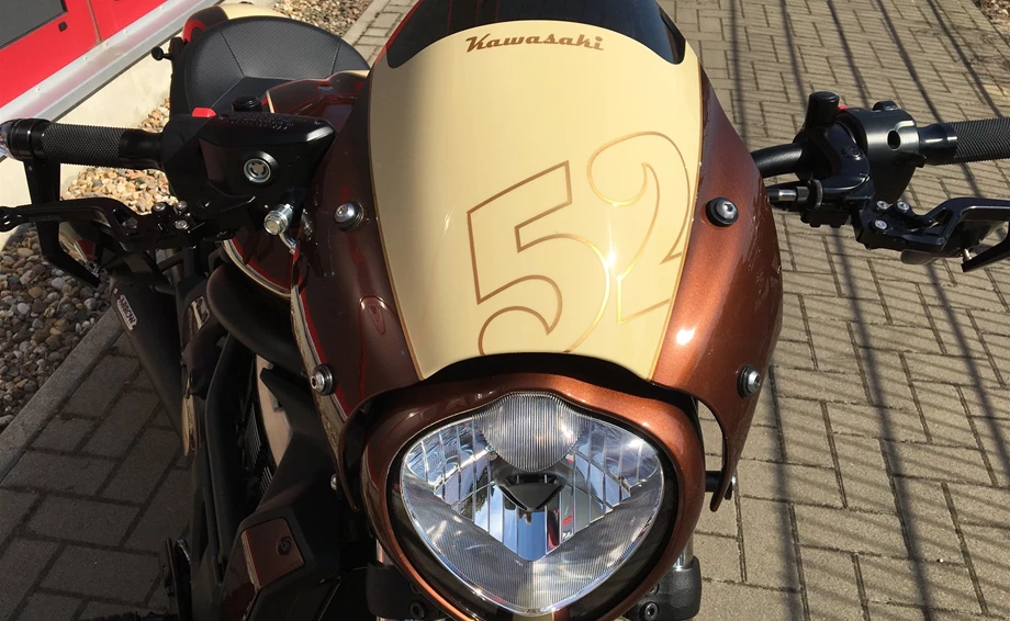 Umbgebautes Motorrad Kawasaki Vulcan S Bild 17: Umbgebautes Motorrad Kawasaki Vulcan S