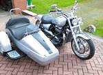 Umbgebautes Motorrad Triumph Thunderbird