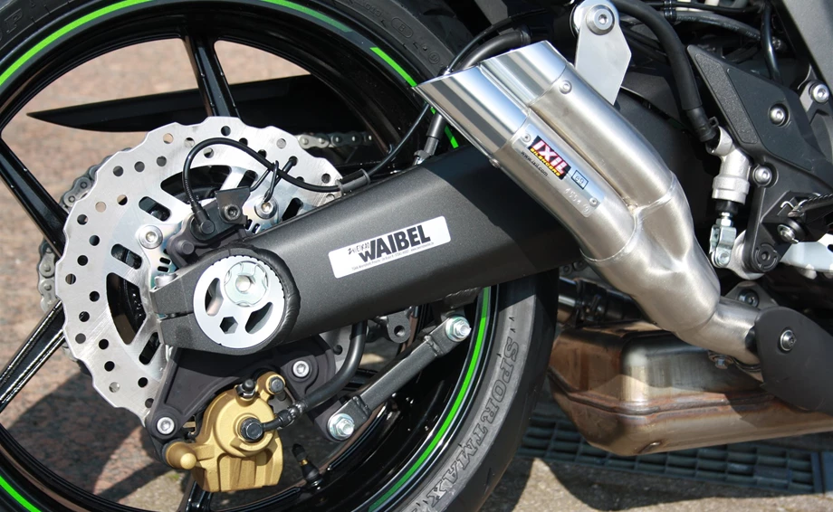 Umbgebautes Motorrad Kawasaki Z1000 Bild 8: Umbgebautes Motorrad Kawasaki Z1000