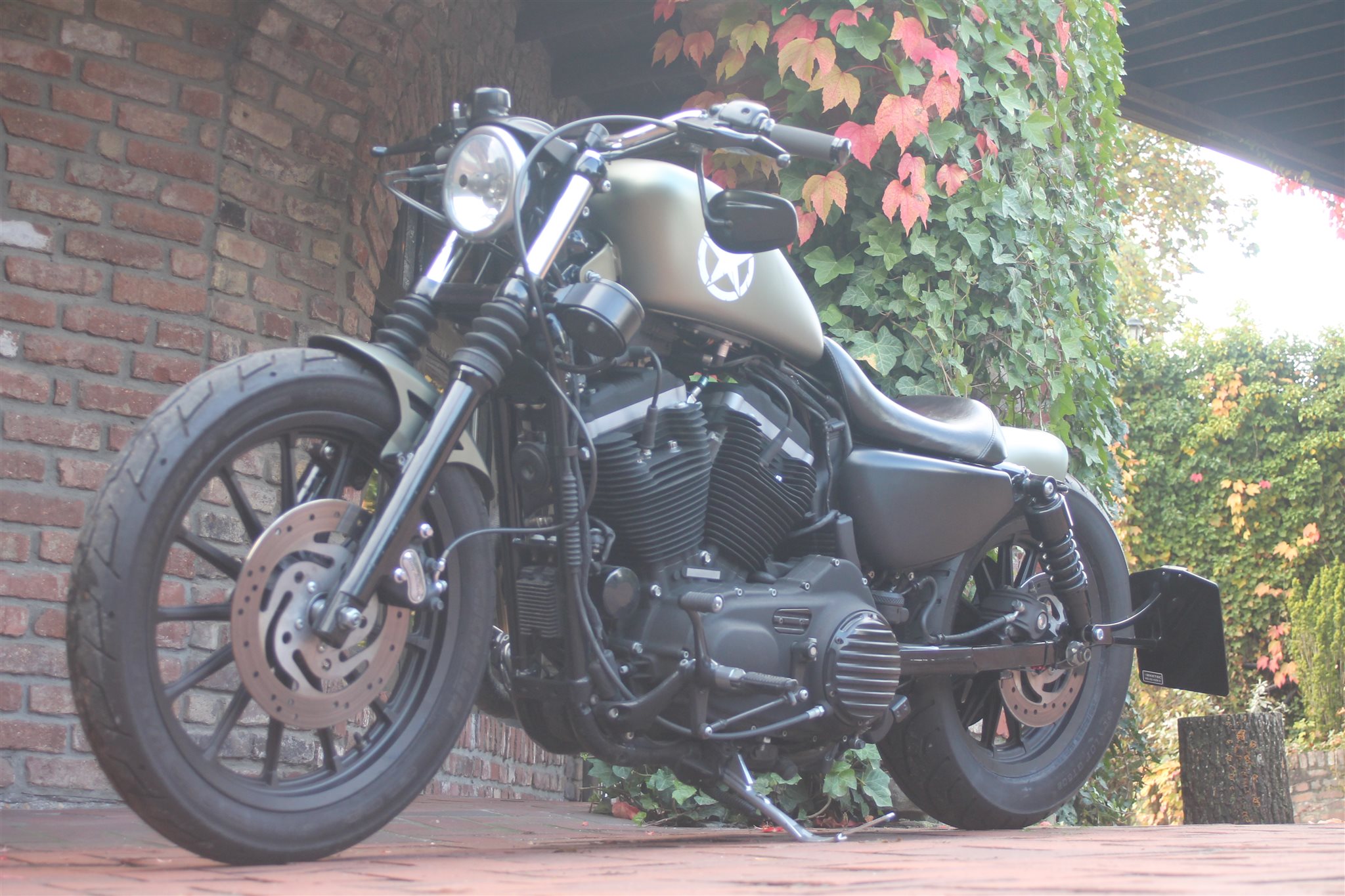 Umgebautes Motorrad Harley Davidson Sportster Xl 883 N Iron Von X Trem Custombikes 1000ps De