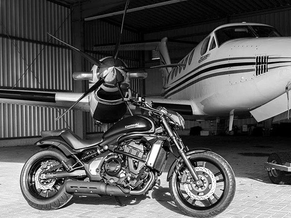 Umbgebautes Motorrad Kawasaki Vulcan S Bild 1: Umbgebautes Motorrad Kawasaki Vulcan S