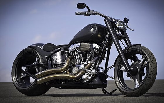 Umgebautes Motorrad Harley-Davidson Custom Bike von Böning Motorräder - Bild 1 Umgebautes Motorrad Harley-Davidson Custom Bike von Böning Motorräder - Bild 1