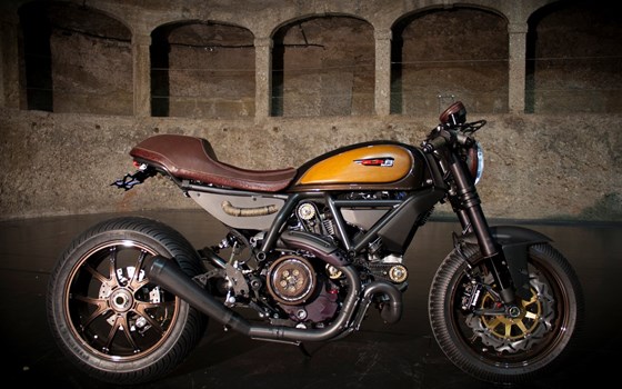 Umgebautes Motorrad Ducati Scrambler Icon von Braunbart Heribert Kilian GmbH - DUCATI SALZBURG - Bild 3 Umgebautes Motorrad Ducati Scrambler Icon von Braunbart Heribert Kilian GmbH - DUCATI SALZBURG - Bild 3