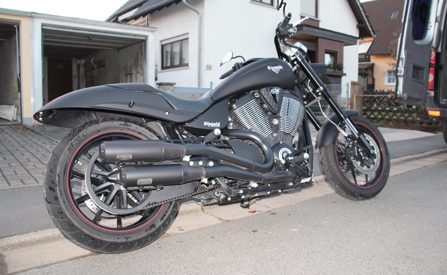 Umbgebautes Motorrad Victory Hammer S Bild 2: Umbgebautes Motorrad Victory Hammer S