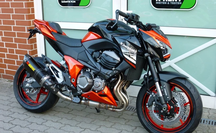 Umbgebautes Motorrad Kawasaki Z 800 Bild 1: Umbgebautes Motorrad Kawasaki Z 800