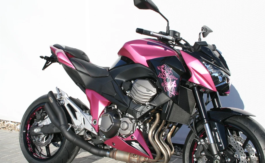 Umbgebautes Motorrad Kawasaki Z 800 e Bild 12: Umbgebautes Motorrad Kawasaki Z 800 e