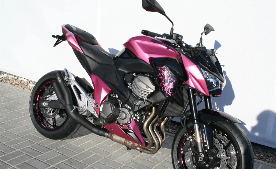 Umbgebautes Motorrad Kawasaki Z 800 e Bild 13: Umbgebautes Motorrad Kawasaki Z 800 e