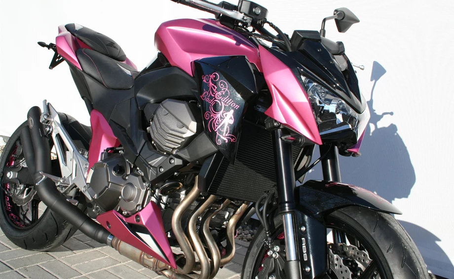 Umbgebautes Motorrad Kawasaki Z 800 e Bild 14: Umbgebautes Motorrad Kawasaki Z 800 e