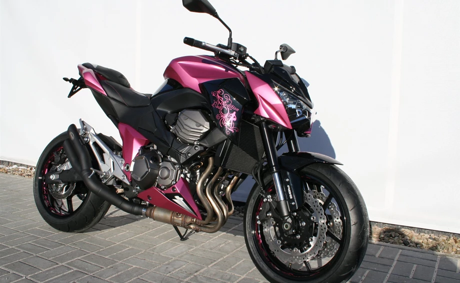 Umbgebautes Motorrad Kawasaki Z 800 e Bild 15: Umbgebautes Motorrad Kawasaki Z 800 e