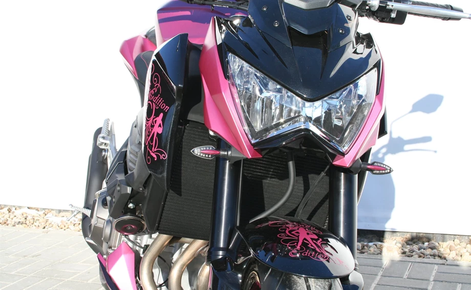 Umbgebautes Motorrad Kawasaki Z 800 e Bild 18: Umbgebautes Motorrad Kawasaki Z 800 e