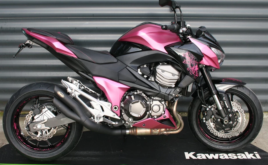 Umbgebautes Motorrad Kawasaki Z 800 e Bild 3: Umbgebautes Motorrad Kawasaki Z 800 e