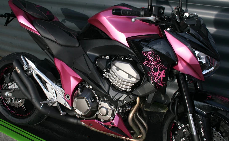 Umbgebautes Motorrad Kawasaki Z 800 e Bild 4: Umbgebautes Motorrad Kawasaki Z 800 e