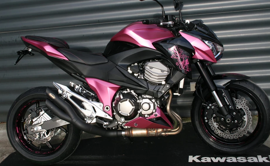 Umbgebautes Motorrad Kawasaki Z 800 e Bild 5: Umbgebautes Motorrad Kawasaki Z 800 e