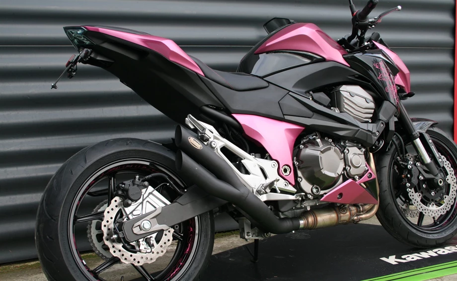 Umbgebautes Motorrad Kawasaki Z 800 e Bild 7: Umbgebautes Motorrad Kawasaki Z 800 e