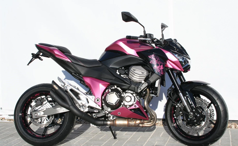 Umbgebautes Motorrad Kawasaki Z 800 e Bild 8: Umbgebautes Motorrad Kawasaki Z 800 e