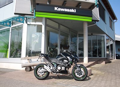 Kawasaki Z 800 Ein wenig umgebaut