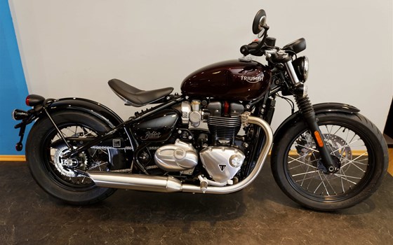 Umgebautes Motorrad Triumph Bonneville Bobber von Promotec GmbH - Bild 1 Umgebautes Motorrad Triumph Bonneville Bobber von Promotec GmbH - Bild 1