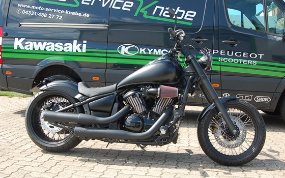 Umgebautes Motorrad Kawasaki VN 900 Custom von Moto Service Knabe - Bild 2 Umgebautes Motorrad Kawasaki VN 900 Custom von Moto Service Knabe - Bild 2