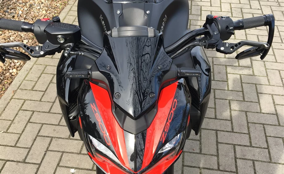 Umbgebautes Motorrad Kawasaki Z900 Bild 17: Umbgebautes Motorrad Kawasaki Z900