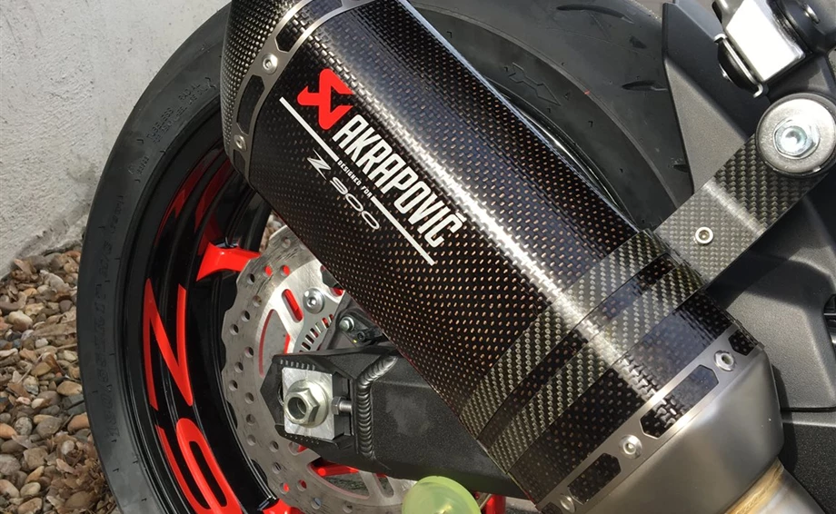 Umbgebautes Motorrad Kawasaki Z900 Bild 22: Umbgebautes Motorrad Kawasaki Z900