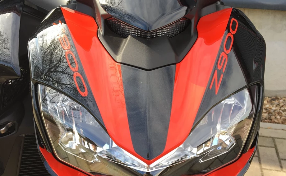 Umbgebautes Motorrad Kawasaki Z900 Bild 4: Umbgebautes Motorrad Kawasaki Z900