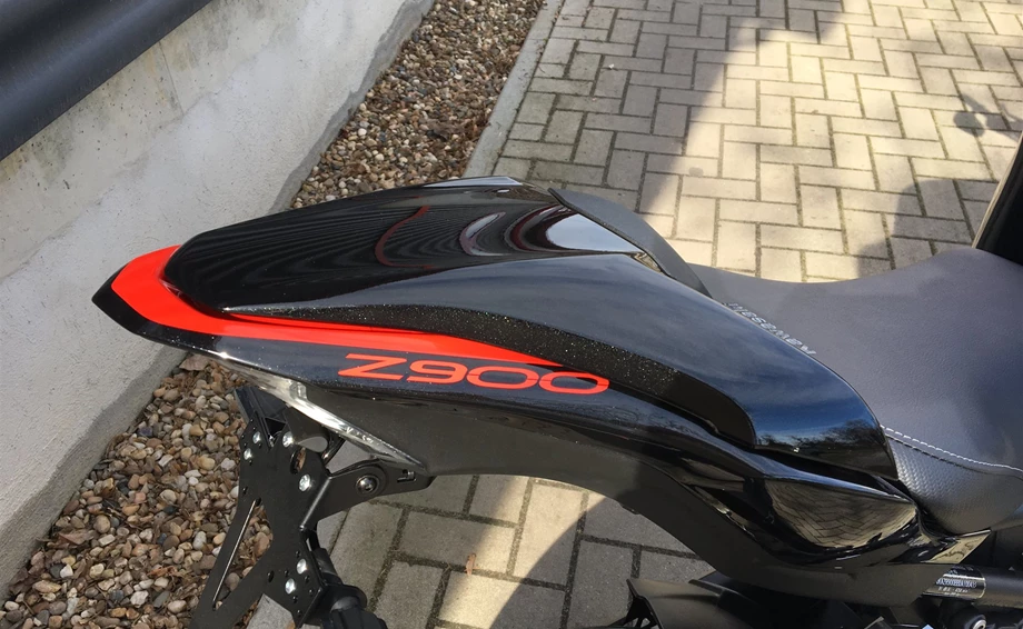 Umbgebautes Motorrad Kawasaki Z900 Bild 5: Umbgebautes Motorrad Kawasaki Z900