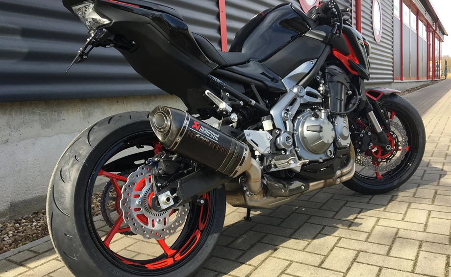 Umbgebautes Motorrad Kawasaki Z900 Bild 6: Umbgebautes Motorrad Kawasaki Z900