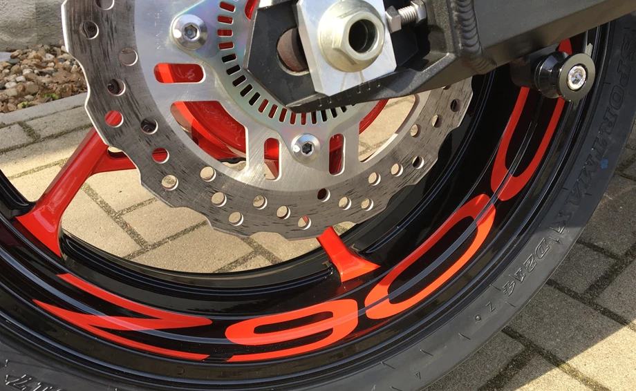 Umbgebautes Motorrad Kawasaki Z900 Bild 7: Umbgebautes Motorrad Kawasaki Z900