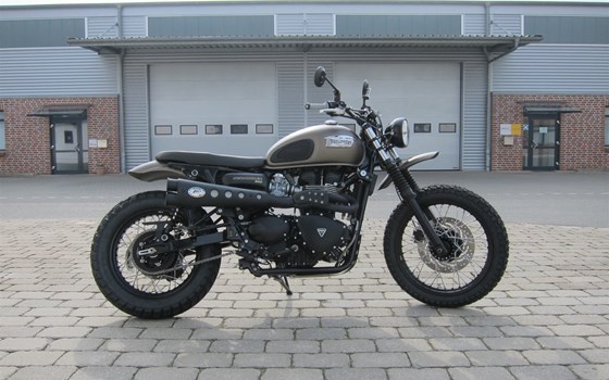 Umgebautes Motorrad Triumph Scrambler von Viking Cycles GmbH Lübeck - Bild 4 Umgebautes Motorrad Triumph Scrambler von Viking Cycles GmbH Lübeck - Bild 4