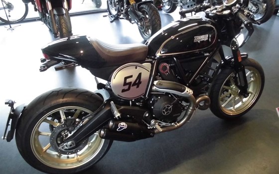 Umgebautes Motorrad Ducati Scrambler Cafe Racer von Team Wahlers GmbH - Bild 1 Umgebautes Motorrad Ducati Scrambler Cafe Racer von Team Wahlers GmbH - Bild 1