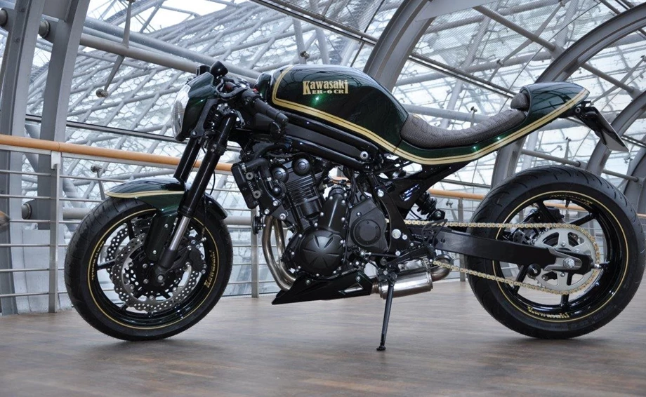 Umbgebautes Motorrad Kawasaki ER-6n Bild 5: Umbgebautes Motorrad Kawasaki ER-6n