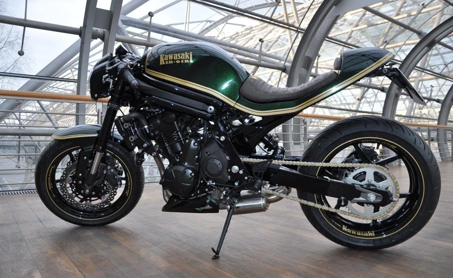 Umbgebautes Motorrad Kawasaki ER-6n Bild 8: Umbgebautes Motorrad Kawasaki ER-6n