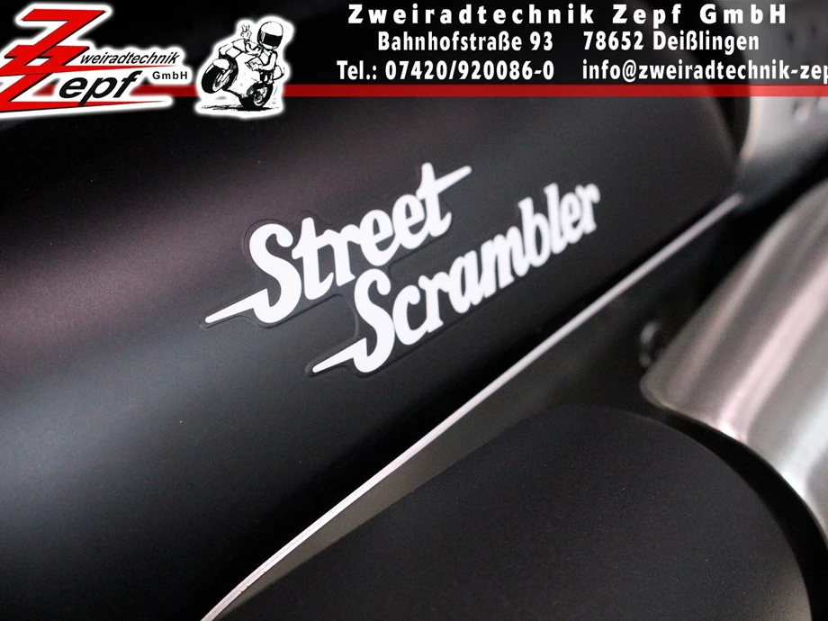 Umbgebautes Motorrad Triumph Scrambler Bild 6: Umbgebautes Motorrad Triumph Scrambler