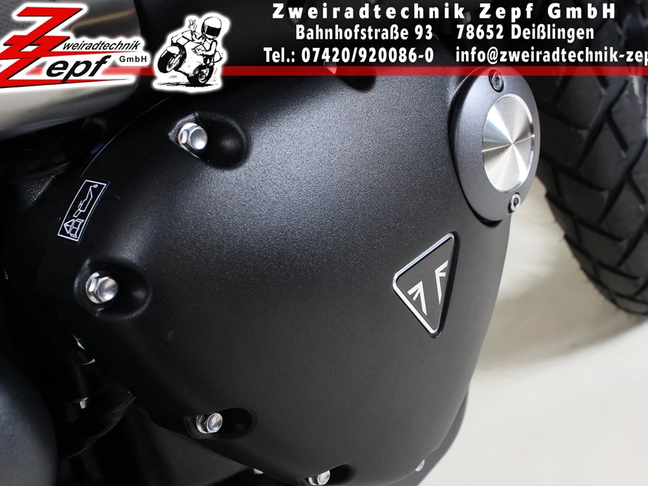 Umbgebautes Motorrad Triumph Scrambler Bild 7: Umbgebautes Motorrad Triumph Scrambler