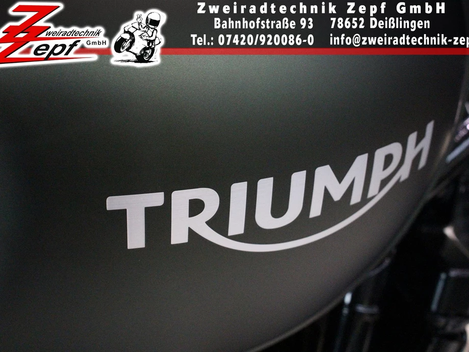 Umbgebautes Motorrad Triumph Scrambler Bild 8: Umbgebautes Motorrad Triumph Scrambler