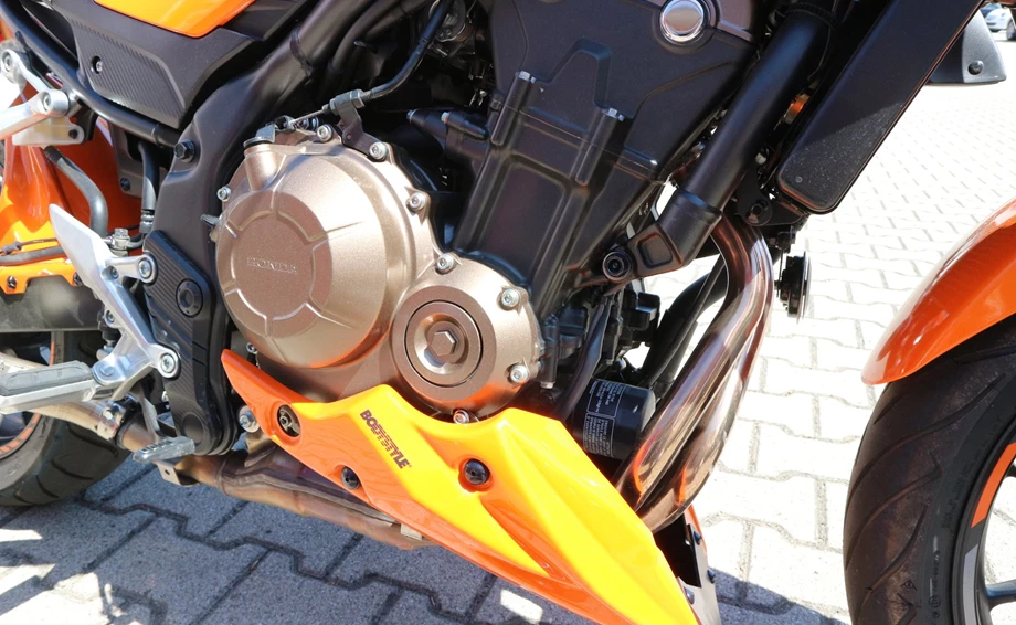 Umbgebautes Motorrad Honda CB500F Bild 13: Umbgebautes Motorrad Honda CB500F