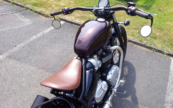 Umgebautes Motorrad Triumph Bonneville Bobber von Motorradhaus Löhmer GmbH - Bild 4 Umgebautes Motorrad Triumph Bonneville Bobber von Motorradhaus Löhmer GmbH - Bild 4
