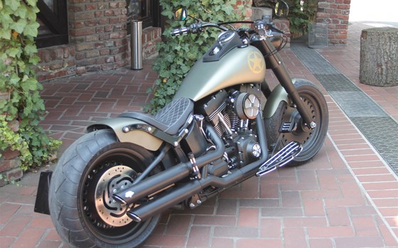 Umgebautes Motorrad Harley-Davidson Softail Fat Boy Special FLSTFB von X-Trem Custombikes - Bild 13 Umgebautes Motorrad Harley-Davidson Softail Fat Boy Special FLSTFB von X-Trem Custombikes - Bild 13