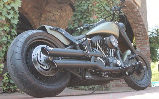 Umgebautes Motorrad Harley-Davidson Softail Fat Boy Special FLSTFB von X-Trem Custombikes - Bild 14 Umgebautes Motorrad Harley-Davidson Softail Fat Boy Special FLSTFB von X-Trem Custombikes - Bild 14