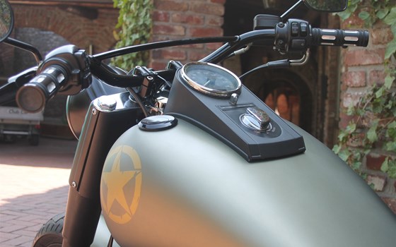 Umgebautes Motorrad Harley-Davidson Softail Fat Boy Special FLSTFB von X-Trem Custombikes - Bild 9 Umgebautes Motorrad Harley-Davidson Softail Fat Boy Special FLSTFB von X-Trem Custombikes - Bild 9