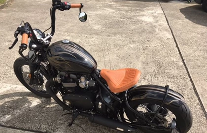Triumph Bonneville Bobber Custom Bike Triumph Bonneville Bobber Custom Bike