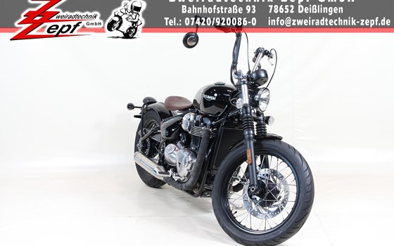Umgebautes Motorrad Triumph Bonneville Bobber von Zweiradtechnik Zepf GmbH - Bild 1 Umgebautes Motorrad Triumph Bonneville Bobber von Zweiradtechnik Zepf GmbH - Bild 1