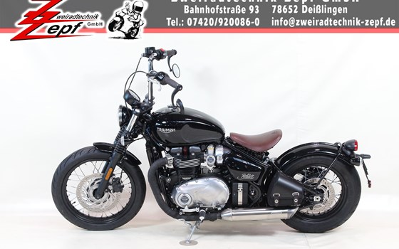 Umgebautes Motorrad Triumph Bonneville Bobber von Zweiradtechnik Zepf GmbH - Bild 2 Umgebautes Motorrad Triumph Bonneville Bobber von Zweiradtechnik Zepf GmbH - Bild 2