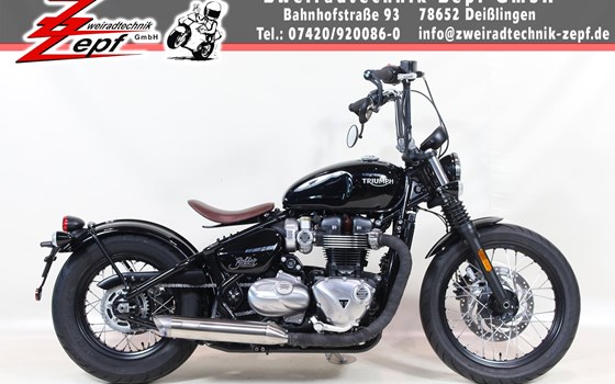 Umgebautes Motorrad Triumph Bonneville Bobber von Zweiradtechnik Zepf GmbH - Bild 3 Umgebautes Motorrad Triumph Bonneville Bobber von Zweiradtechnik Zepf GmbH - Bild 3