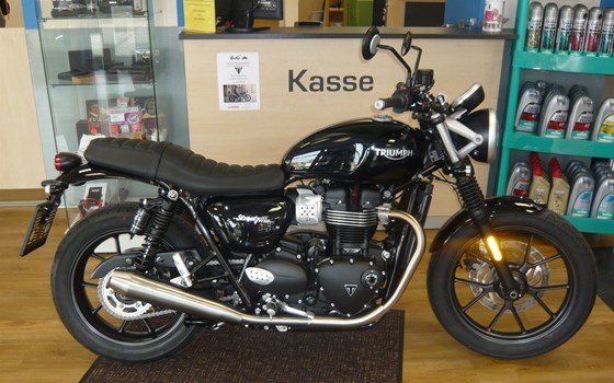 Umgebautes Motorrad Triumph Street Twin von Zweirad Wimmer GmbH, KTM & Husqvarna Vertragshändler - Bild 1 Umgebautes Motorrad Triumph Street Twin von Zweirad Wimmer GmbH, KTM & Husqvarna Vertragshändler - Bild 1
