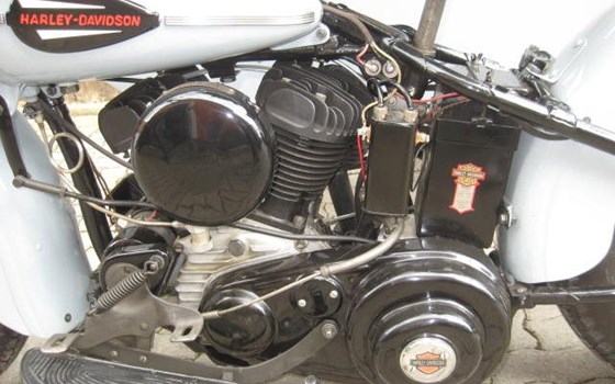 Umgebautes Motorrad Harley-Davidson WL 750 Flathead von Spocks Motorcycles GmbH - Bild 3 Umgebautes Motorrad Harley-Davidson WL 750 Flathead von Spocks Motorcycles GmbH - Bild 3