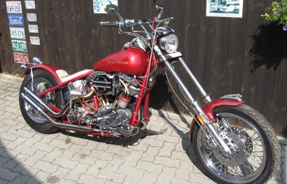 Harley-Davidson Early Shovel Custom Bike Harley-Davidson Early Shovel Custom Bike